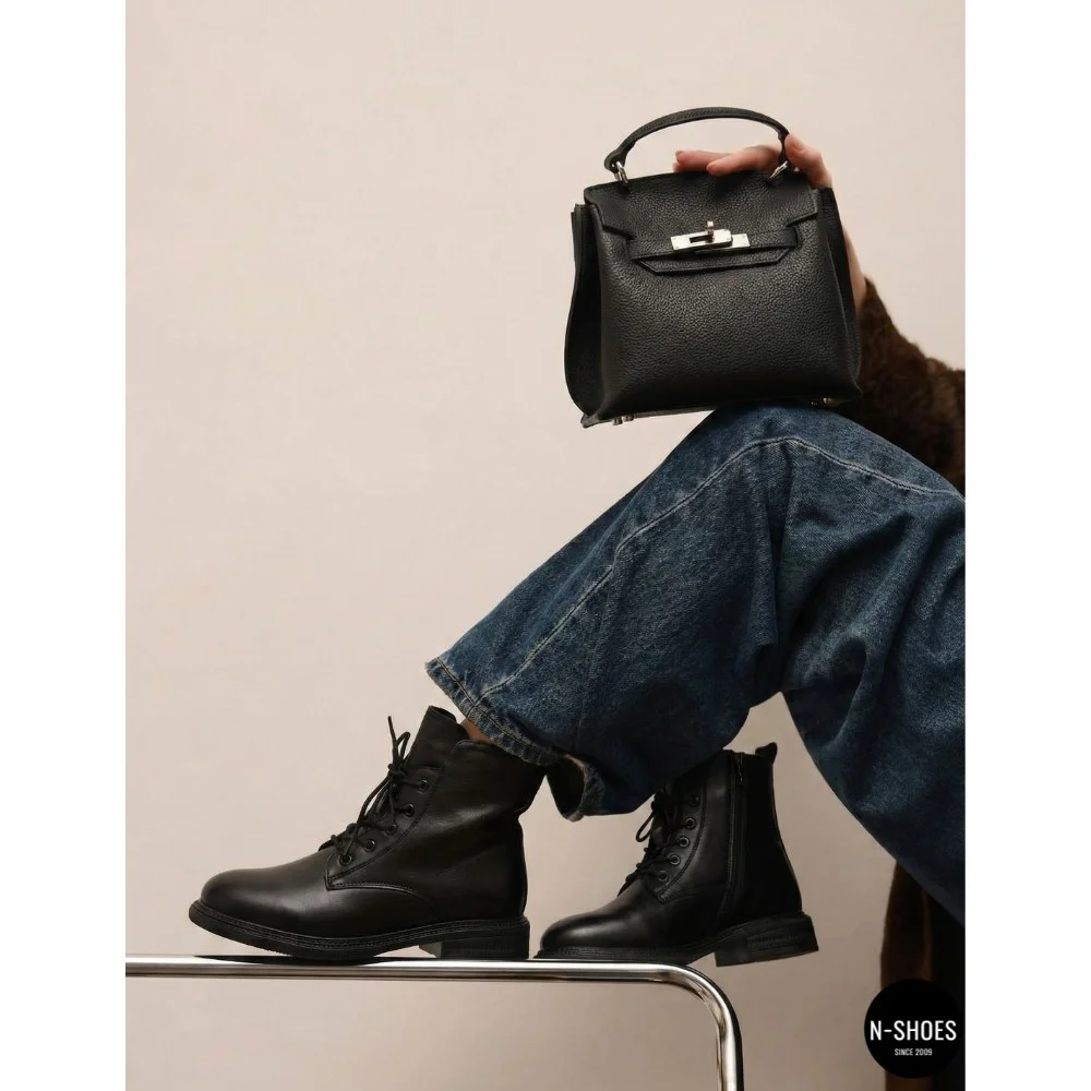 Жіночі шкіряні черевики Allsy Lonza 202642 25A1Z021-1 6023 на вовні