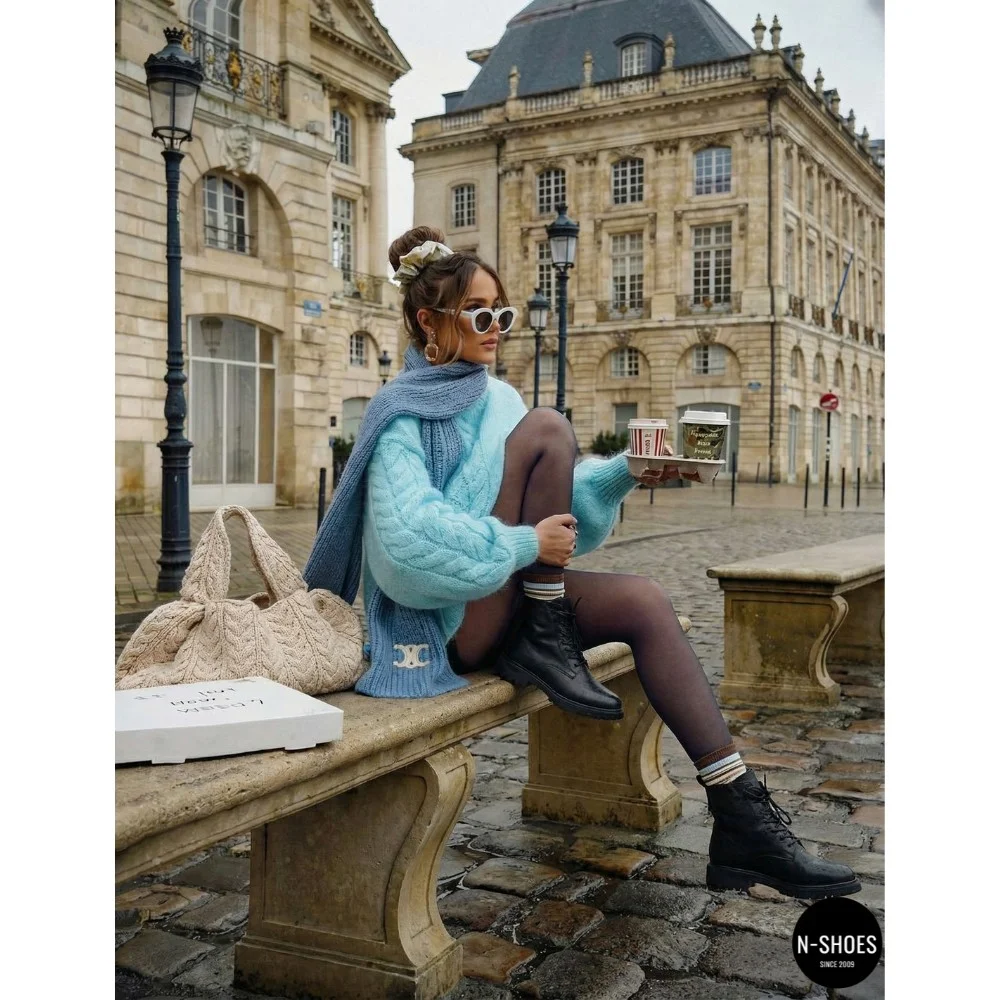 Жіночі шкіряні черевики Allsy Lonza 202642 25A1Z021-1 6023 на вовні