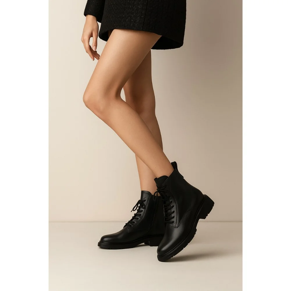 Жіночі шкіряні черевики Allsy Lonza 202642 25A1Z021-1 6023 на вовні