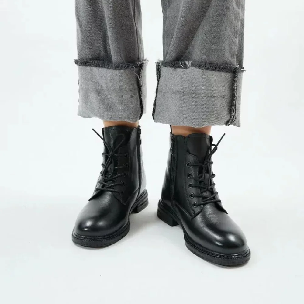 Жіночі шкіряні черевики Allsy Lonza 202642 25A1Z021-1 6023 на вовні