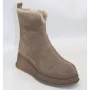 Жіночі зимові черевики на танкетці Anna Lucci Lonza 204951 203243 192330 80923-8C GREY SUEDE 6027 з натуральної замші, бежеві