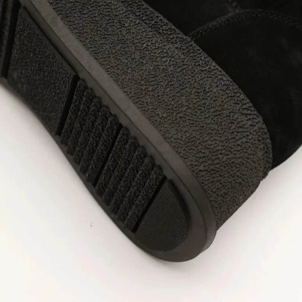 Жіночі чорні замшеві чоботи на платформі Anna Lucci 203255 80923-1B BLACK 6031 єврозима