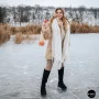 Чоботи Anna Lucci на платформі із замші - тепла зима 203255 80923-1B BLACK 6031