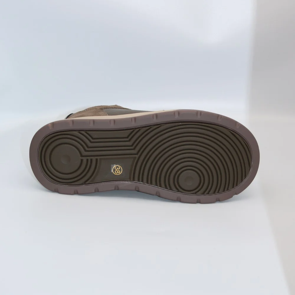 Жіночі зимові кросівки Allsy Lonza 203071 ARB-2B88-8M KHAKI 6034 хакі, висока платформа, вовняний утеплювач