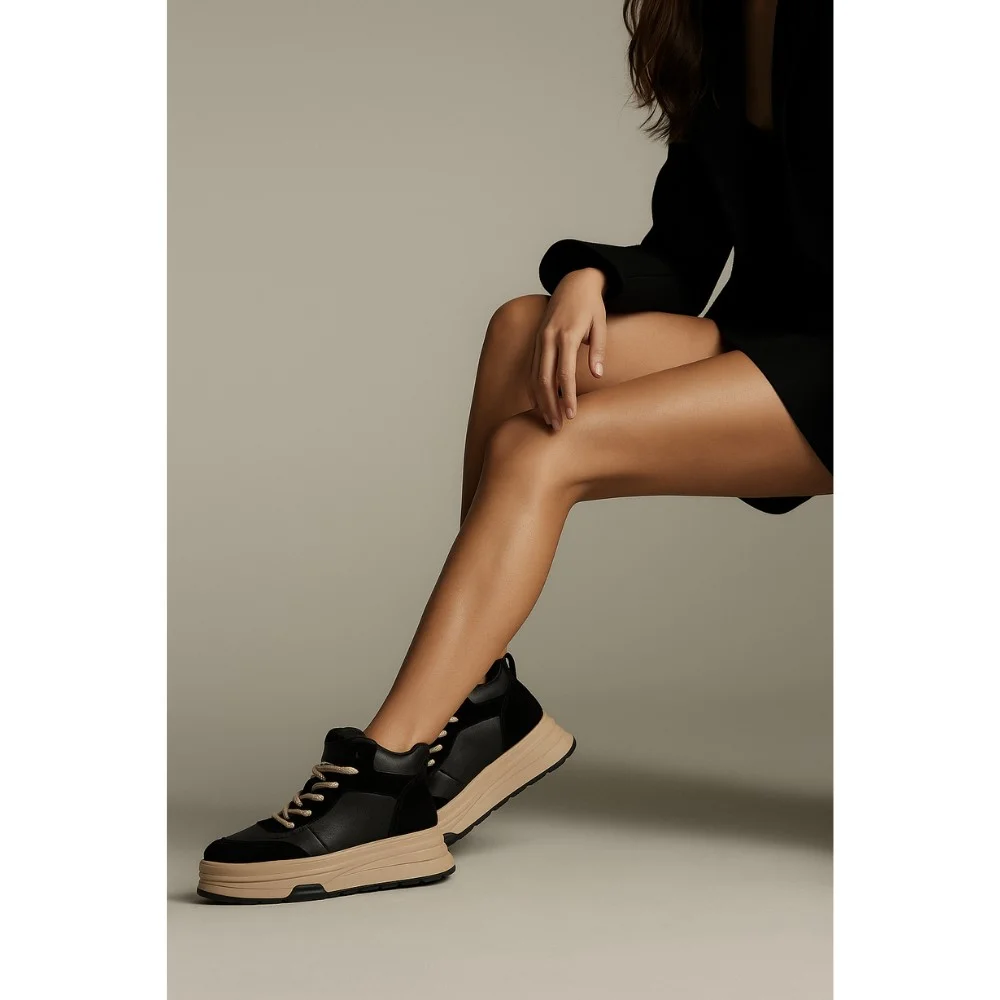 Женские зимние кроссовки Allsy Lonza 203062 BLACK 6035 черные, шерстяной утеплитель