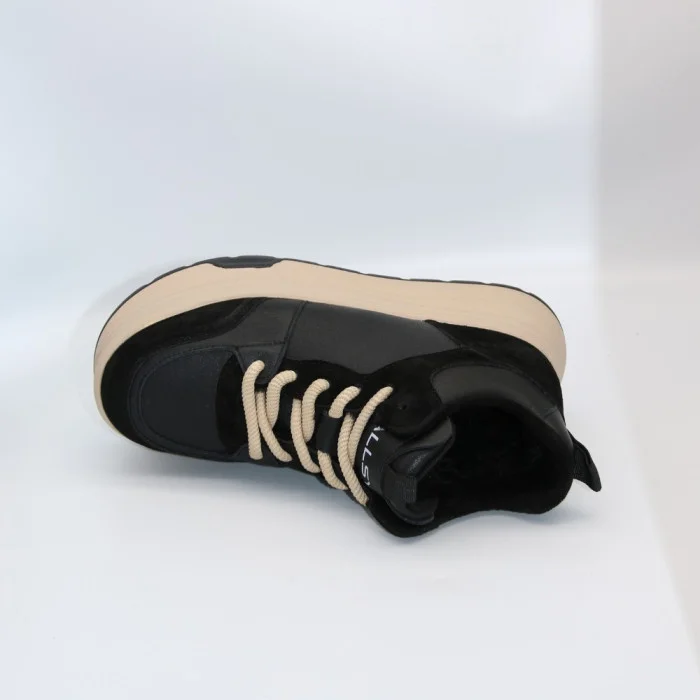 Women’s winter sneakers Allsy Lonza 216022 - black, wool lining