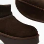 Женские зимние угги на каблуке Allsy Lonza 204972 201676 8752-3 BROWN 6038