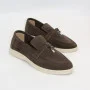 Women’s suede loafers Loro Piana Summer Charms Walk, chocolate - 206182 206182 1098ТZ-E 340-3041-36 C 6043