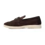 Women’s suede loafers Loro Piana Summer Charms Walk, chocolate - 206182 206182 1098ТZ-E 340-3041-36 C 6043