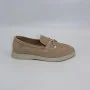Бежеві замшеві лофери Loro Piana Summer Charms Walk 206180 1098TZ-A 340-3041-11 C 6044