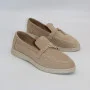 Бежеві замшеві лофери Loro Piana Summer Charms Walk 206180 1098TZ-A 340-3041-11 C 6044