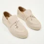 Бежеві замшеві лофери Loro Piana Summer Charms Walk 206180 1098TZ-A 340-3041-11 C 6044