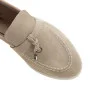 Бежеві замшеві лофери Loro Piana Summer Charms Walk 206180 1098TZ-A 340-3041-11 C 6044