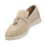 Бежеві замшеві лофери Loro Piana Summer Charms Walk 206180 1098TZ-A 340-3041-11 C 6044