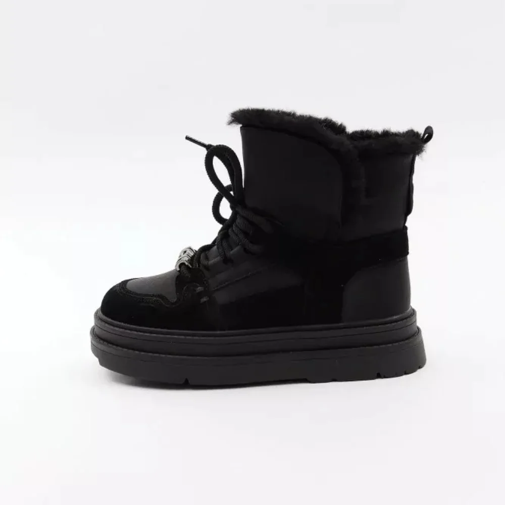 Женские зимние ботинки Allsy Lonza 204424, 269008-1 black 6050 с шерстяным утеплителем