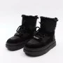 Женские зимние ботинки Allsy Lonza 204424, 269008-1 black 6050 с шерстяным утеплителем