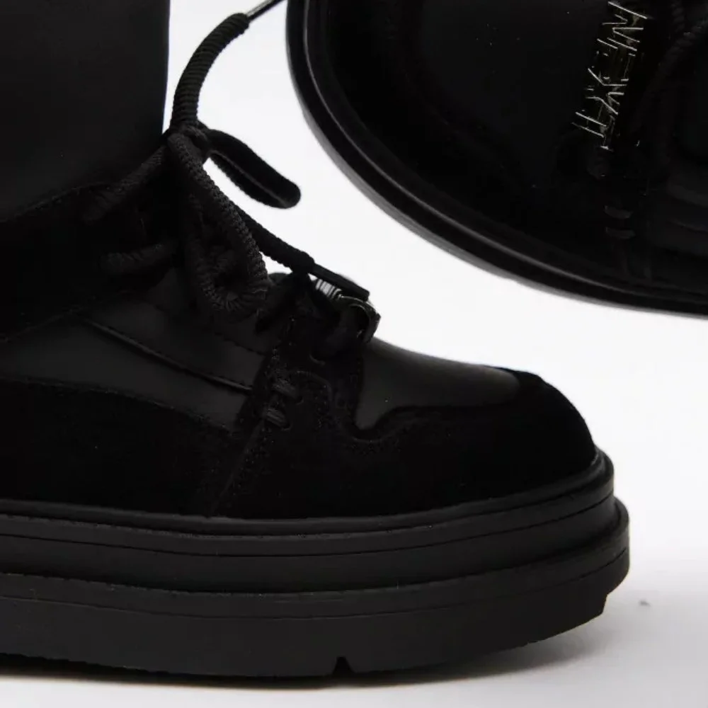 Женские зимние ботинки Allsy Lonza 204424, 269008-1 black 6050 с шерстяным утеплителем