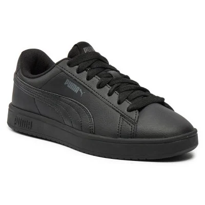 Женские кожаные черные кеды Puma Rickie Classic 394252-11 6055