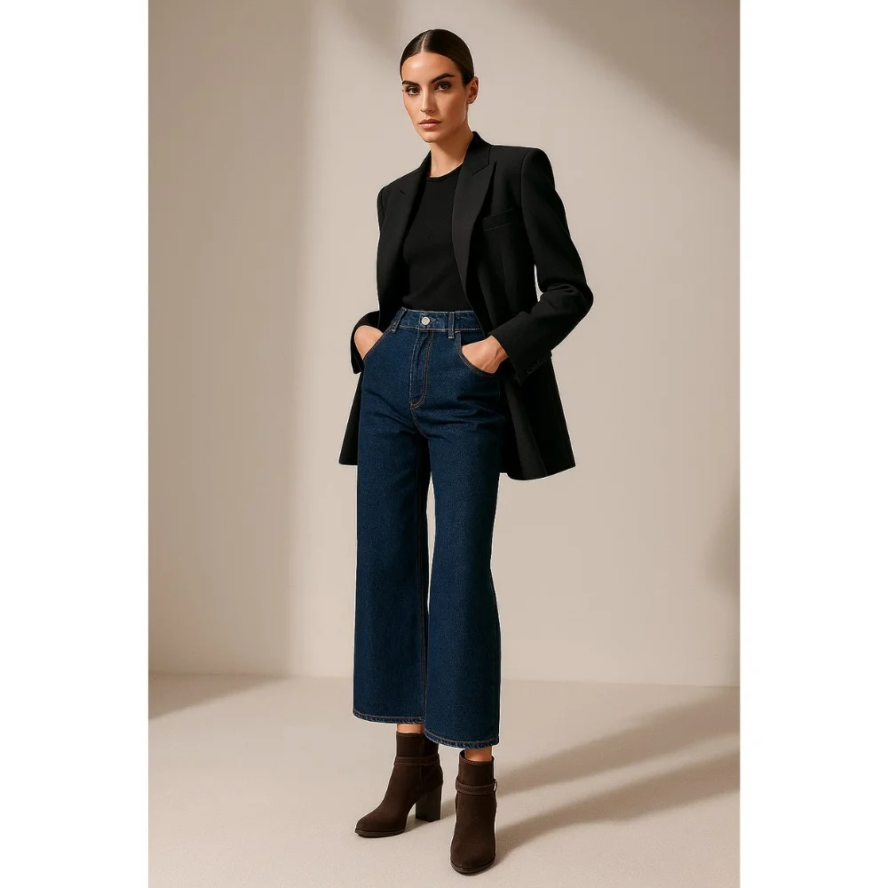 Жіночі замшеві черевики Rylko на стійкому каблуці коричневі G7VL4 6TJF 6058