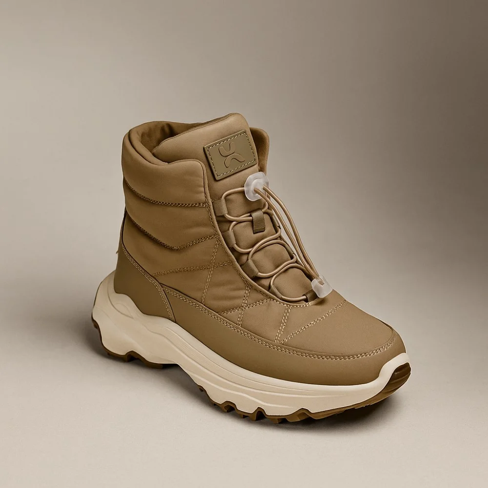 Женские зимние дутики KEDDO 448188-04-04 6064, шоколадные, водостойкие