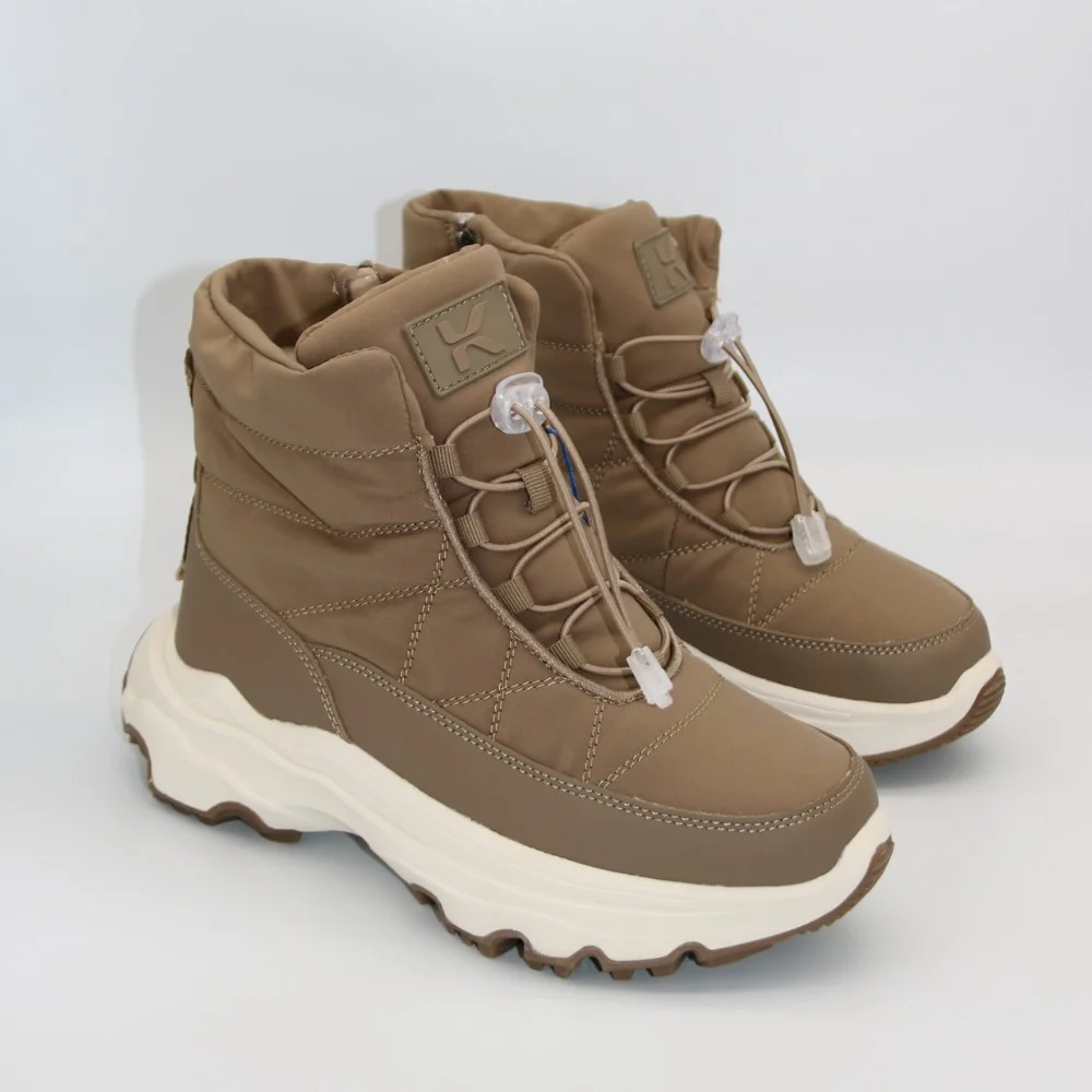 Женские зимние дутики KEDDO 448188-04-04 6064, шоколадные, водостойкие