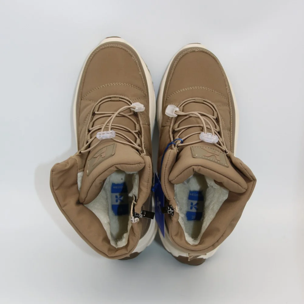 Женские зимние дутики KEDDO 448188-04-04 6064, шоколадные, водостойкие