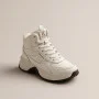 Women’s winter sneakers KEDDO 448178-09-03 Milk 6066 in natural leather and wool
