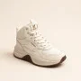 Women’s winter sneakers KEDDO 448178-09-03 Milk 6066 in natural leather and wool