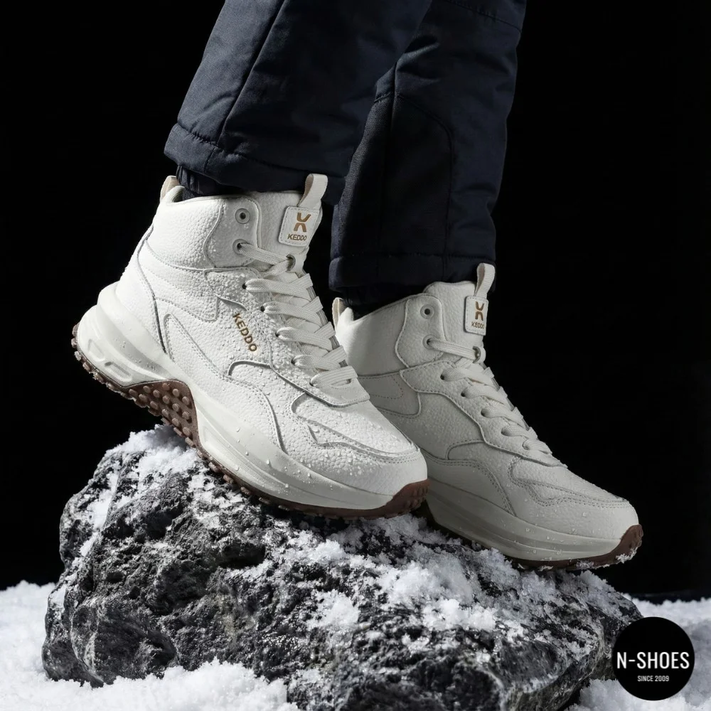 Жіночі шкіряні кросівки KEDDO 448178-09-03 6066 на натуральній вовні