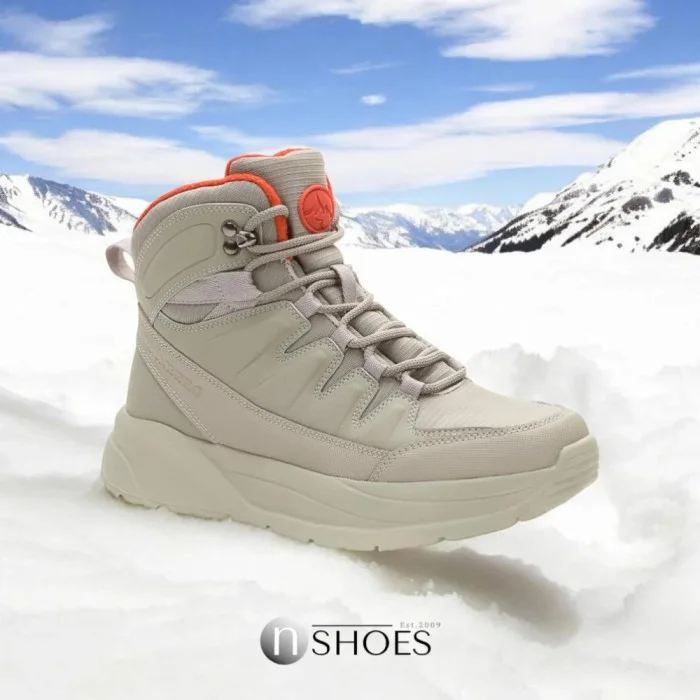 Сірі шкіряні черевики GRUNBERG 148575-28-03-6067 з мембраною Gore-Tex
