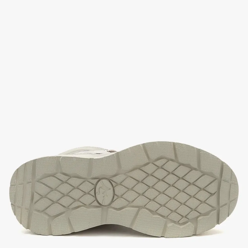 Жіночі сірі черевики GRUNBERG 148575-28-03-6067 з екошкіри й текстилю з утеплювачем Thermo-save Termotex GTH-D