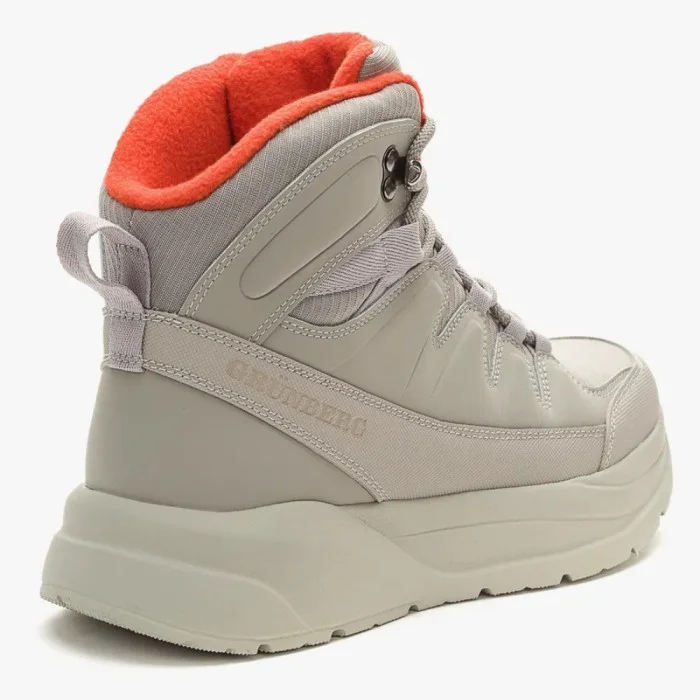 Сірі шкіряні черевики GRUNBERG 148575-28-03-6067 з мембраною Gore-Tex