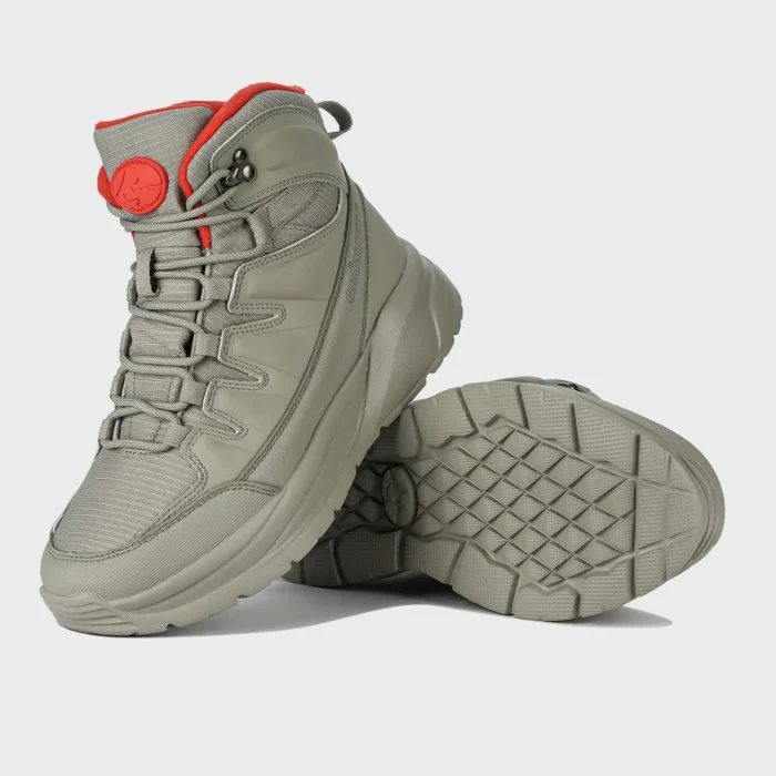 Сірі шкіряні черевики GRUNBERG 148575-28-03-6067 з мембраною Gore-Tex