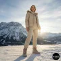 Grey Leather Women's Boots GRUNBERG 148575-28-03-6067 with Gore-Tex