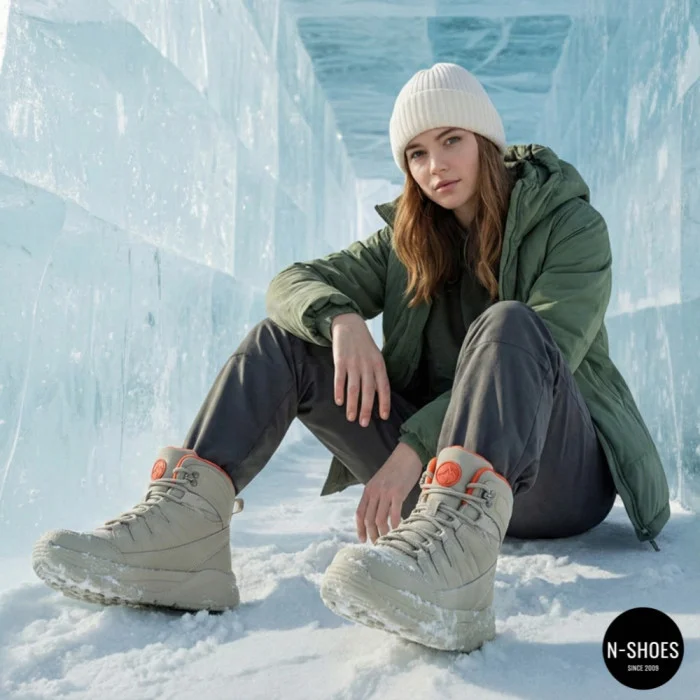 Сірі шкіряні черевики GRUNBERG 148575-28-03-6067 з мембраною Gore-Tex