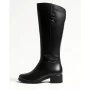Жіночі зимові чоботи Romax Comfort 8085E-6068 - шкіра, чорні, невисокий каблук, єврозима