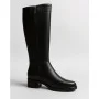 Жіночі зимові чоботи Romax Comfort 8085E-6068 - шкіра, чорні, невисокий каблук, єврозима