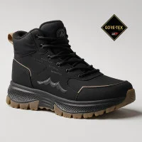 Women's winter boots Grunberg 148593-11-01 6080 made of genuine leather with Gore-Tex insulation and a lining with a NanoTex membrane