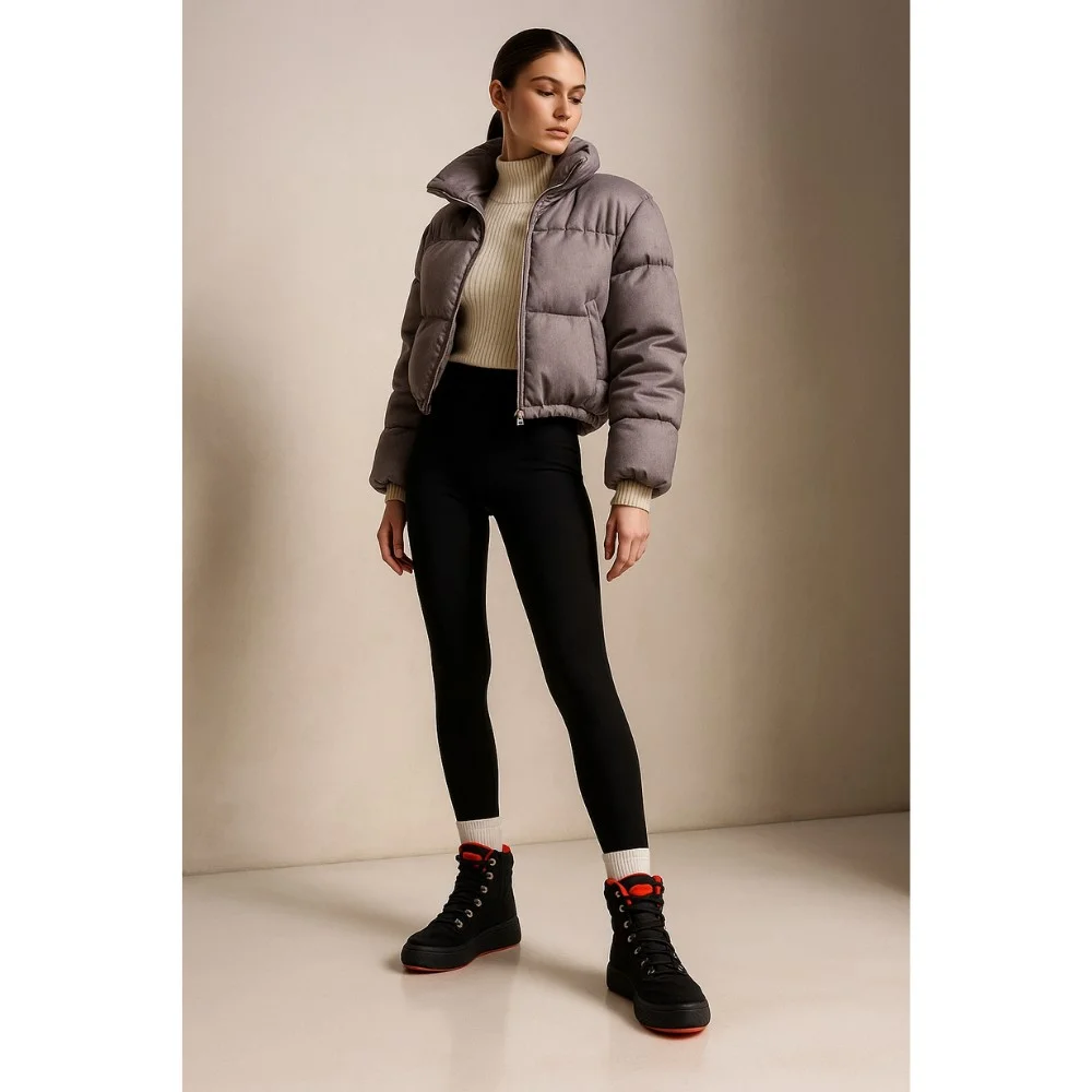 Жіночі зимові черевики Grunberg 148569-09-01 6087 чорні з натуральної шкіри з вовною