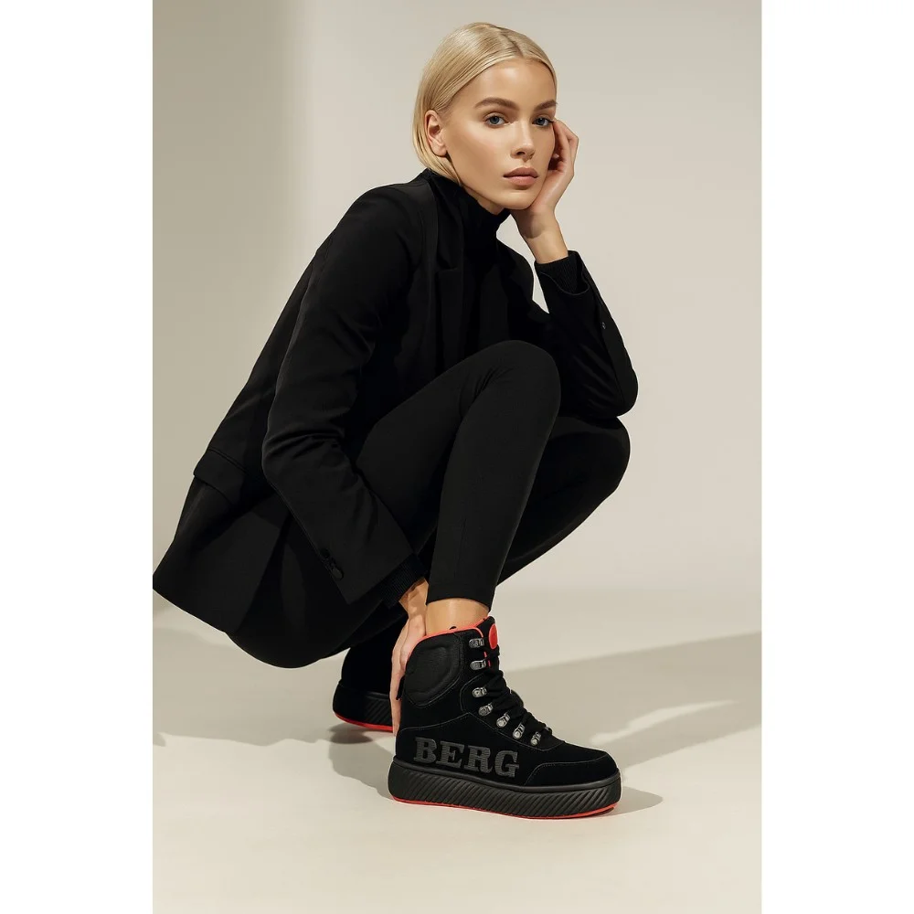 Жіночі зимові черевики Grunberg 148569-09-01 6087 чорні з натуральної шкіри з вовною