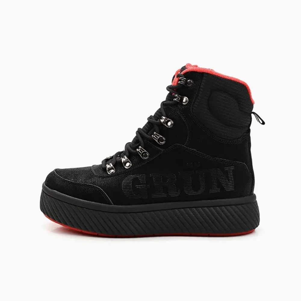 Жіночі зимові черевики Grunberg 148569-09-01 6087 чорні з натуральної шкіри з вовною