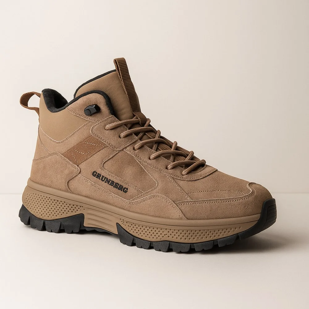 Жіночі зимові черевики Grunberg 148593-03-02 6089 - бежеві, шкіра, Gore-Tex, NanoTex