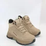 Жіночі зимові черевики Grunberg 148593-03-02 6089 - бежеві, шкіра, Gore-Tex, NanoTex