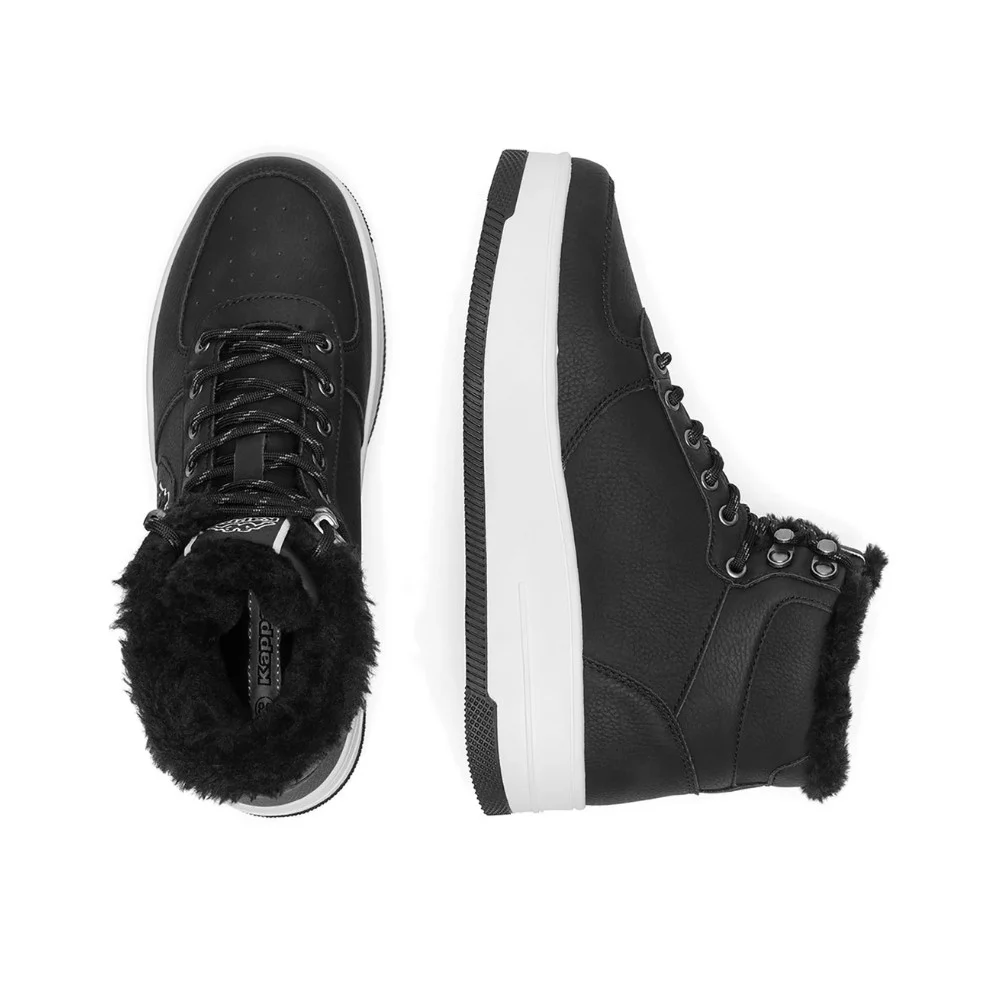 Kappa VSKA 007-6090 Black жіночі зимові черевики з хутром оригінал Італія