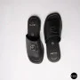 Women's Black Leather Slides Allsy Lonza 208132 035-3 BLACK DG Style