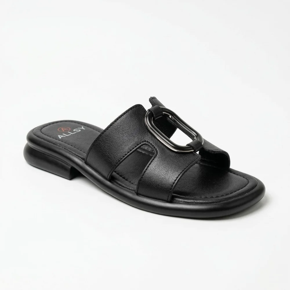 Черные сабо Allsy Hermes Oran