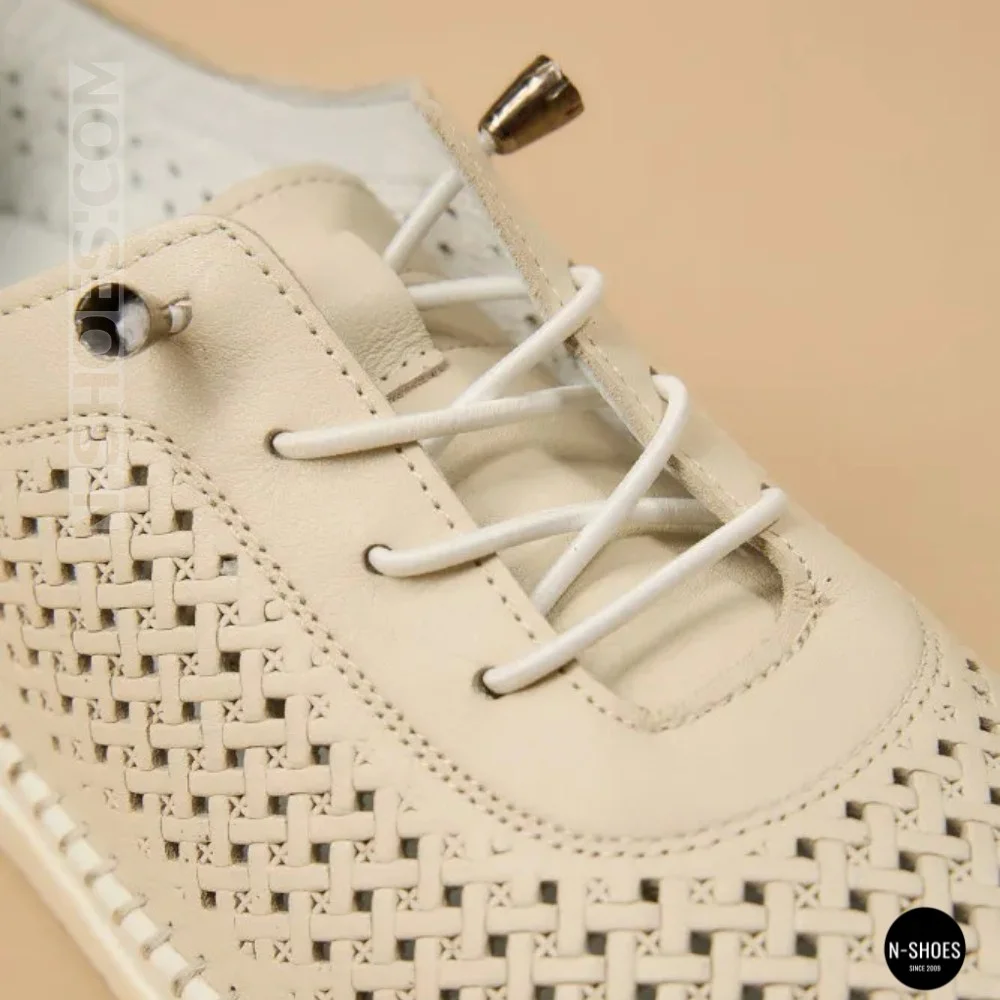 Жіночі шкіряні мокасини з перфорацією Anna Lucci & Lonza (Туреччина) 11945 1800 SILVER GREY 214363 AP 6121