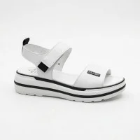 Жіночі білі шкіряні босоніжки Allsy 207205 2970-1 WHITE lonza 207206 6122 універсальні