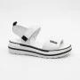 Універсальні жіночі білі шкіряні босоніжки Allsy 207205 2970-1 WHITE lonza 207206 6122
