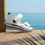 Універсальні жіночі білі шкіряні босоніжки Allsy 207205 2970-1 WHITE lonza 207206 6122